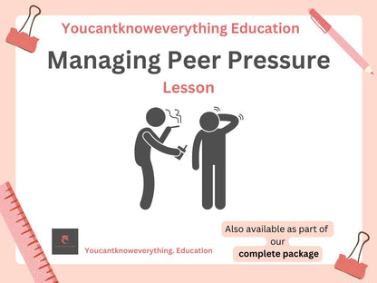 Managing Peer Pressure Lesson