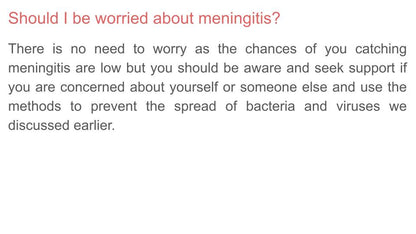 Meningitis Tutor Time / Assembly