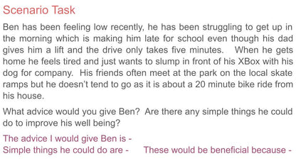 Mental Health and Movement PSHE Lesson / Tutor Time Resource