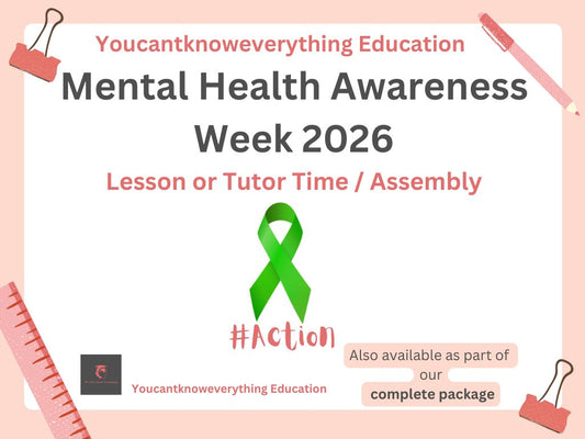 Assembly Lesson Mental Health Awareness Week Tutor Time Resource PSHE Secondary