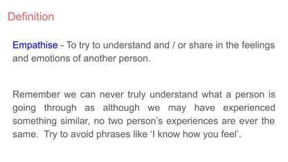 Mental Health Lesson