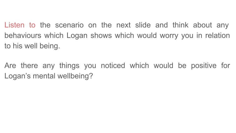 Mental Health Awareness Tutor Time / Assembly