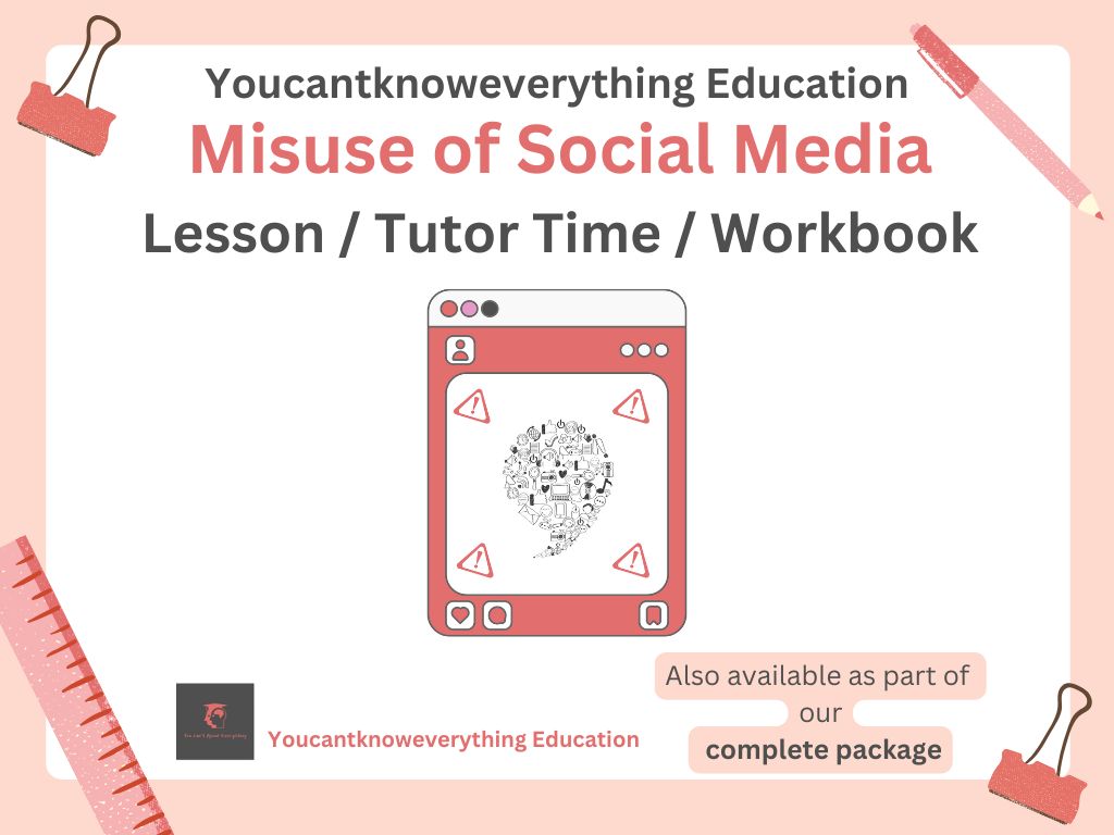 Misuse of social media PSHE RSHE lesson tutor time resource 2026