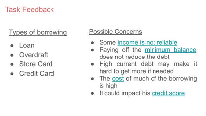 Money Management & Consumer Rights Lesson