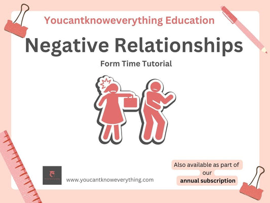 Negative Relationships Tutorial