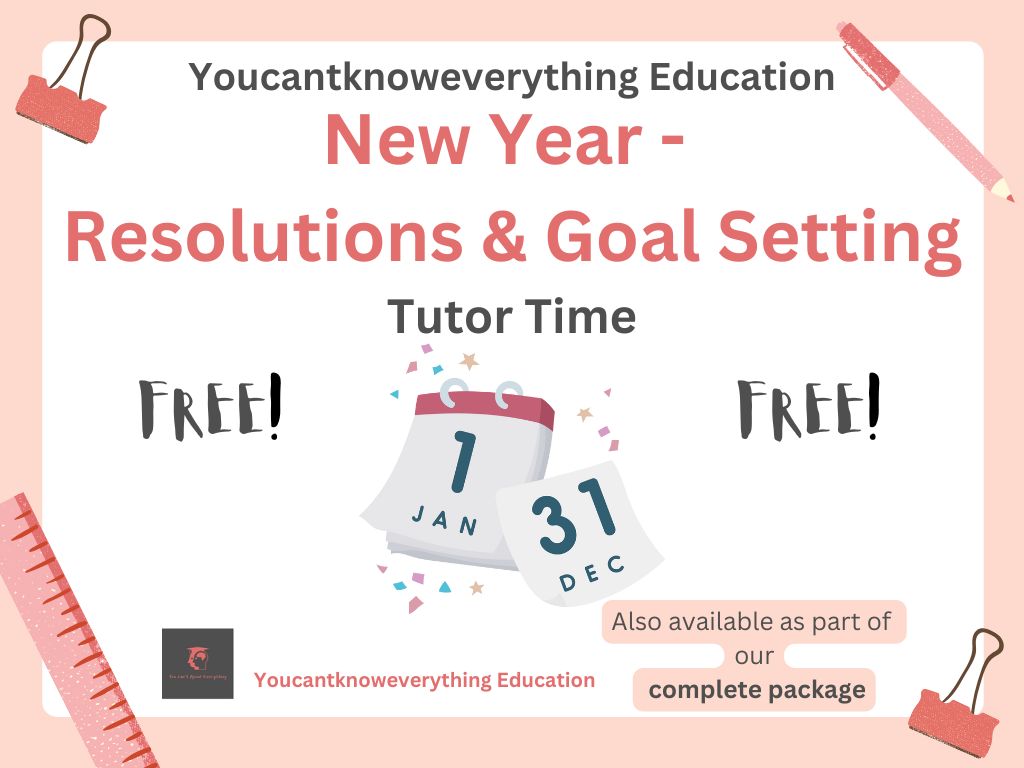 New Year's Resolutions & Goal Setting Tutorial / Assembly