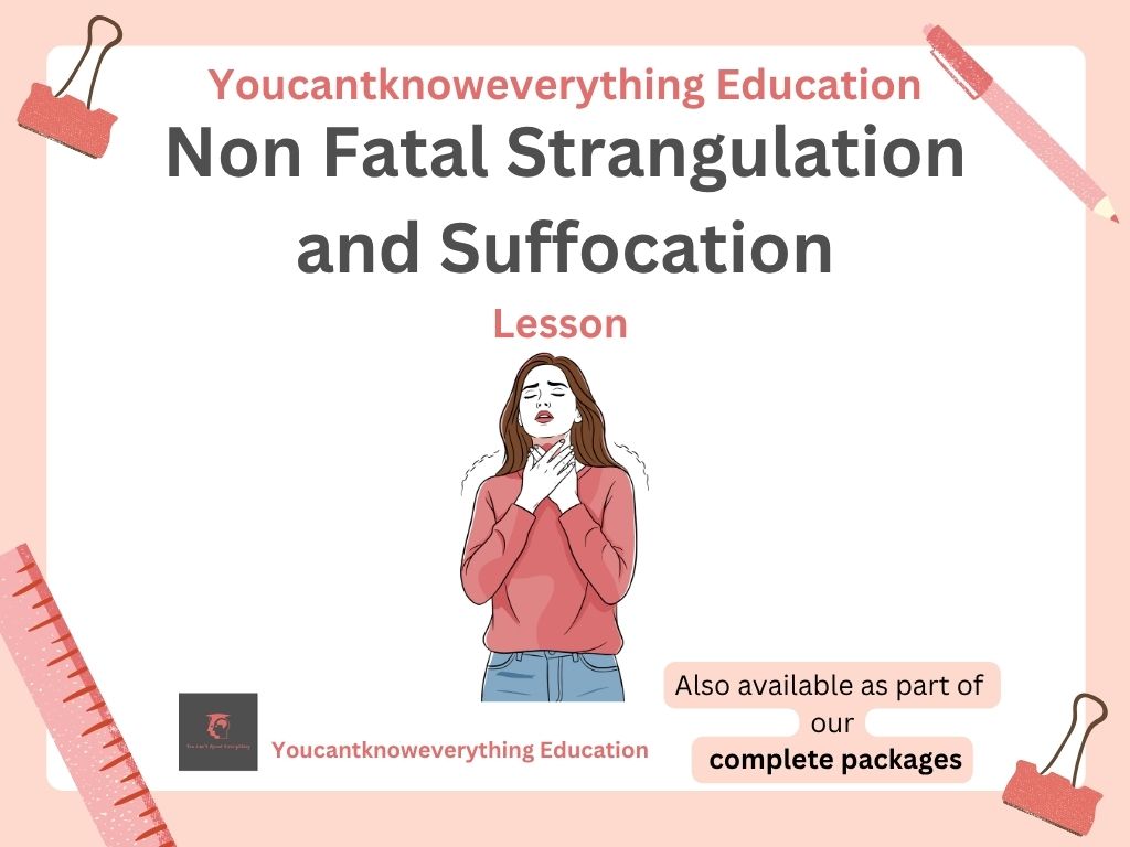 Non Fatal Strangulation and Suffocation PSHE Lesson KS4 KS5 2026 RSHE guidance