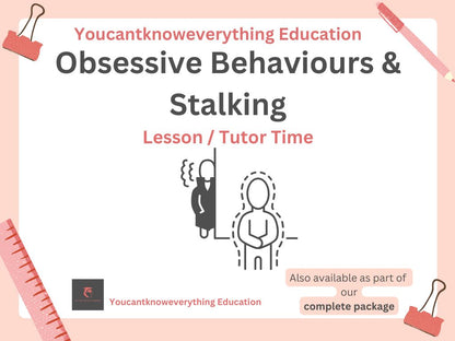 Stalking PSHE RSHE lesson 2026 free tutor time DFE guidance form time