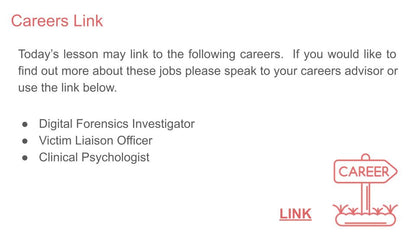 Stalking PSHE RSHE lesson 2026 free tutor time careers