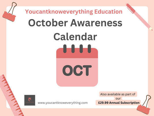 October Awareness / Religious Events Calendar