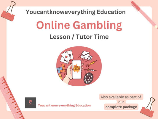 Online gambling pshe lesson tutor time form resource 2026 RSHE guidance