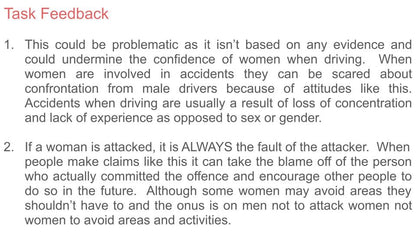 Online Misogyny Lesson or Tutorial