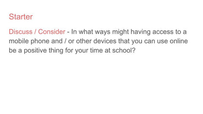Online and Phone Behaviour