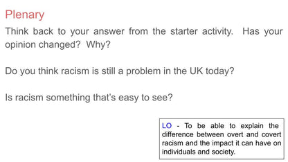 Overt & Covert Racism Tutorial