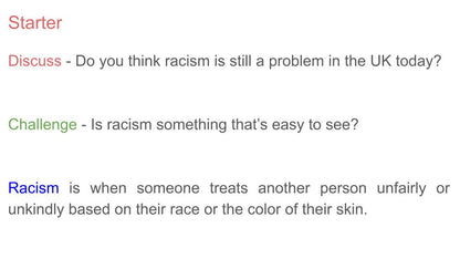 Overt & Covert Racism Tutorial