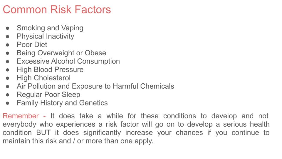 Serious Health Conditions PSHE Lesson / Tutor Time