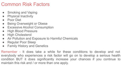 Serious Health Conditions PSHE Lesson / Tutor Time