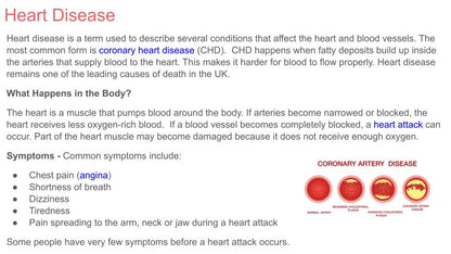 Serious Health Conditions PSHE Lesson / Tutor Time