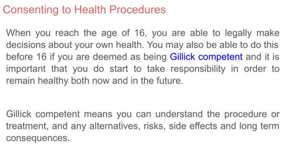 Taking Responsibility For Our Health & Screening PSHE Lesson / Tutor Time