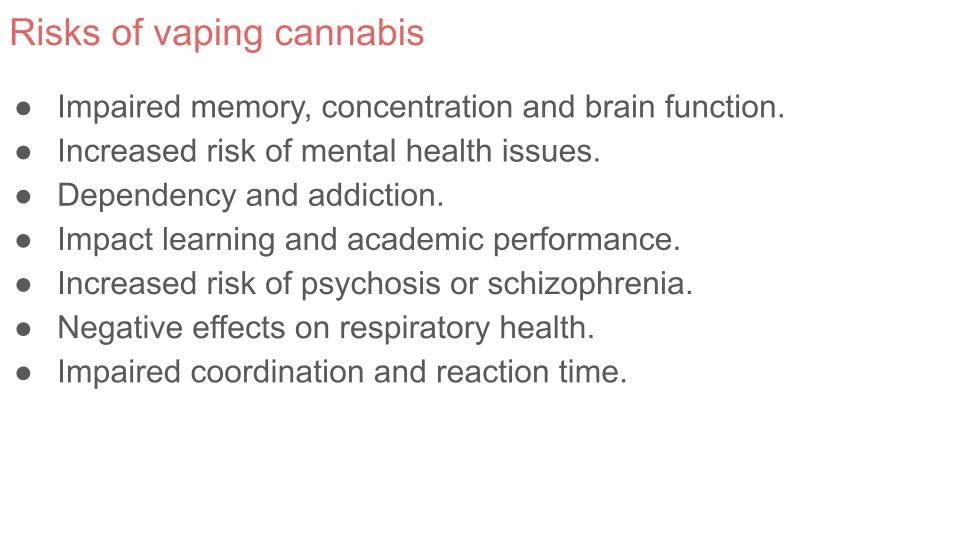 Vapes - Illegal, Synthetic and Cannabis PSHE Lesson / Tutor Time