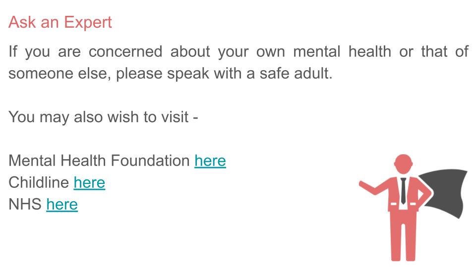 Anxiety & Mental Health PSHE Lesson / Tutor Time