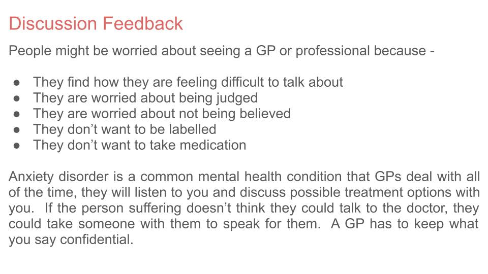 Anxiety & Mental Health PSHE Lesson / Tutor Time
