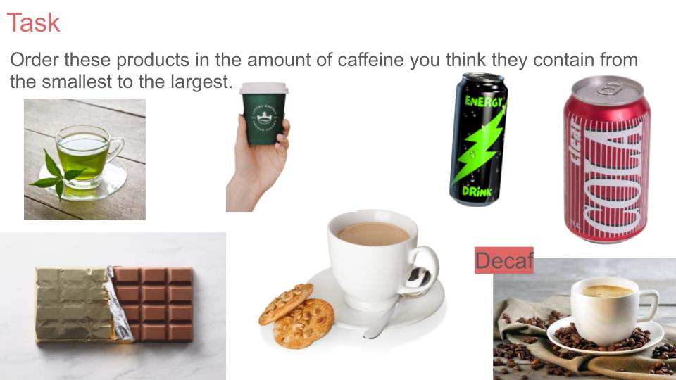 Caffeine & Energy Drinks PSHE Lesson / Tutor Time