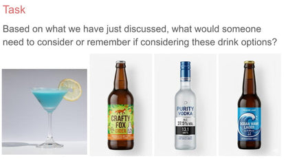 Drinking Alcohol Safely PSHE Lesson / Tutor Time