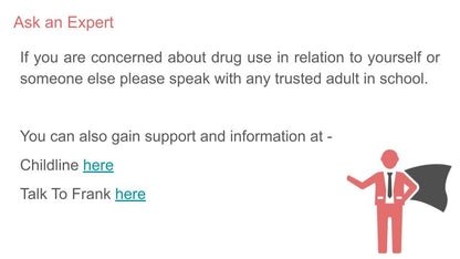 Drugs and The Law PSHE Lesson / Tutor Time
