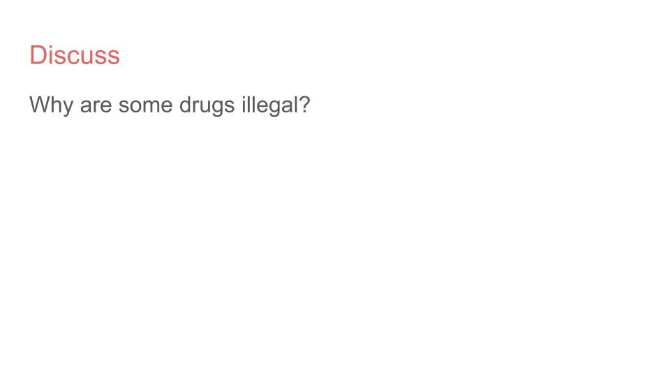 Drugs and The Law PSHE Lesson / Tutor Time