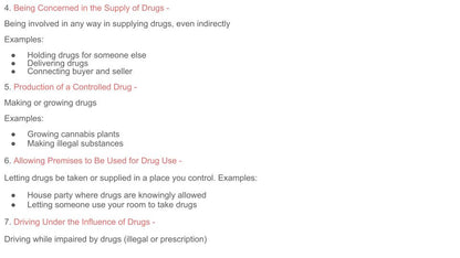 Drugs and The Law PSHE Lesson / Tutor Time