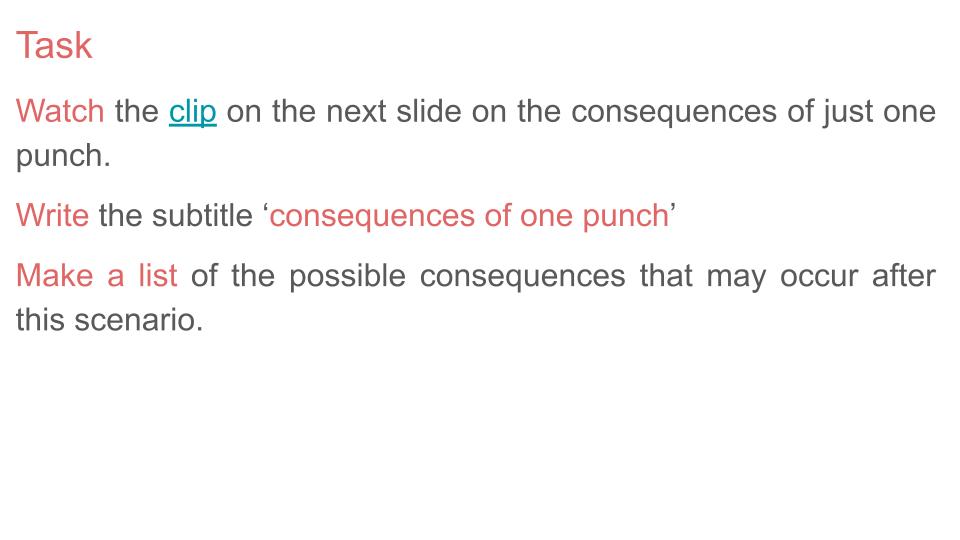 Fighting & Violent Behaviour PSHE Lesson / Tutor Time
