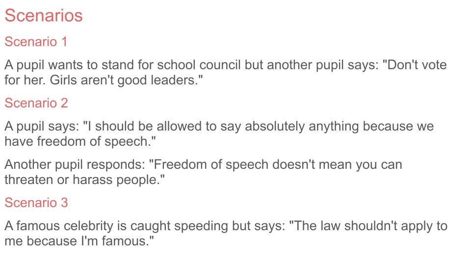 Fundamental British Values Citizenship / PSHE Lesson / Tutor Time