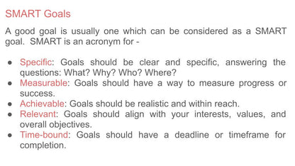 Goal Setting PSHE and Careers Lesson / Tutor Time