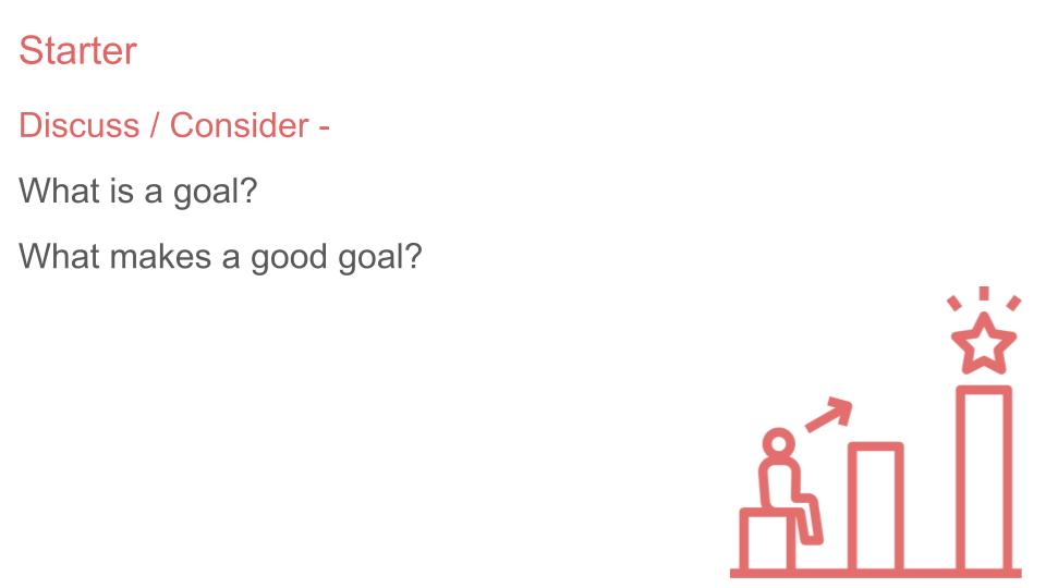 Goal Setting PSHE and Careers Lesson / Tutor Time
