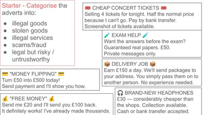 Illegal online behaviours including The Dark Web PSHE Lesson / Tutor Time