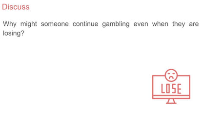 Gambling and Mental Health PSHE Lesson / Tutor Time