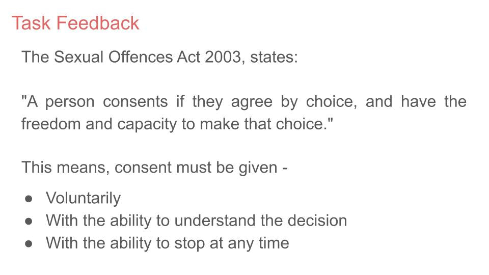 Impact of drugs and alcohol on sexual decisions PSHE Lesson / Tutor Time
