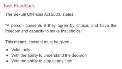 Impact of drugs and alcohol on sexual decisions PSHE Lesson / Tutor Time