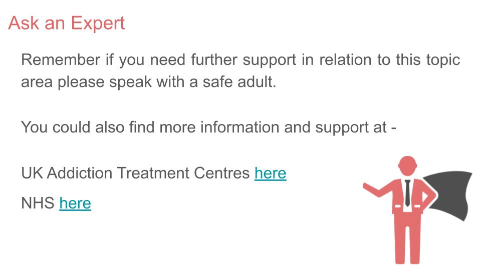 Misuse of Prescribed and Over The Counter Medicine PSHE Lesson / Tutor Time