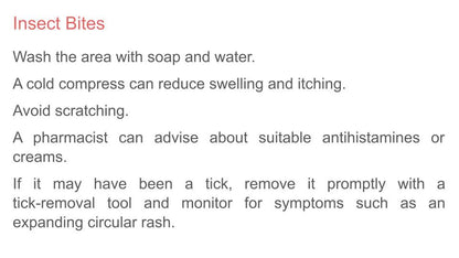 Self Care For Minor Ailments & Using The Pharmacy Lesson