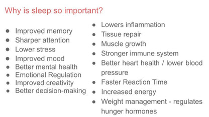 The Importance of Sleep PSHE Lesson / Tutor Time