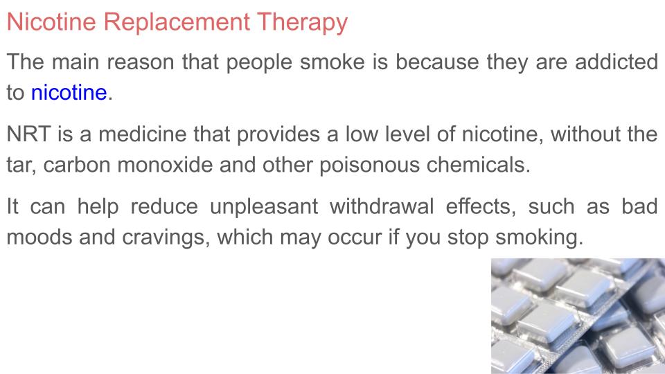 Smoking and methods to quit PSHE Lesson / Tutor Time
