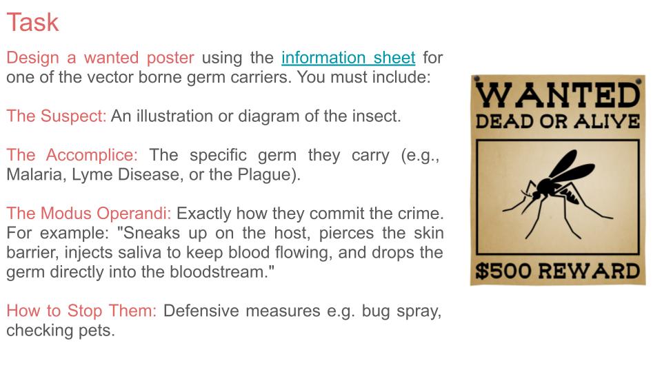 The Spreading of Germs PSHE Lesson / Tutor Time