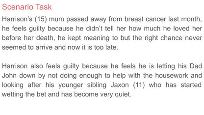 Bereavement / Grief PSHE Lesson / Tutor Time
