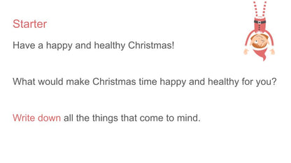PSHE Christmas Lesson