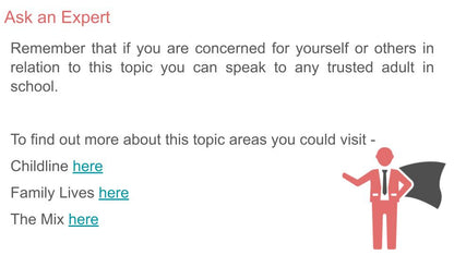 parenting further support pshe rshe lesson 2026 guidance.  complete package  resource