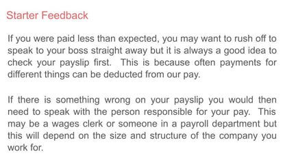 Payslips Tutorial