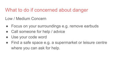 Personal Safety in Public Places PSHE FREE