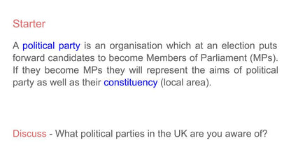 Political Parties Tutorial